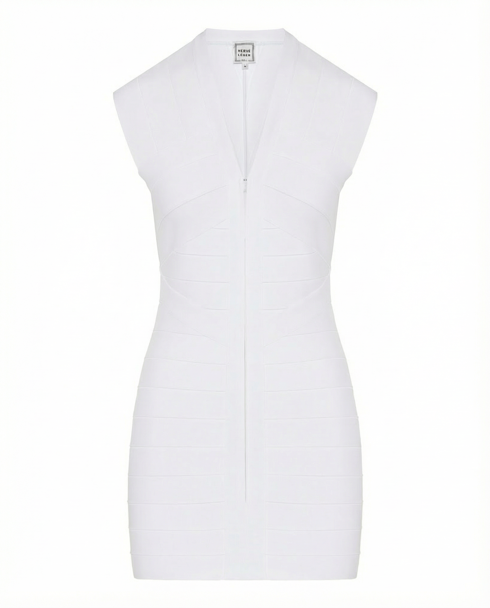 Hervé Léger The Champagne mini dress