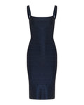 Hervé Léger The Lurex Neri midi dress