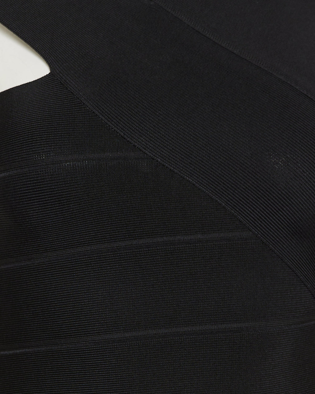 Hervé Léger Icon One-Shoulder mini dress