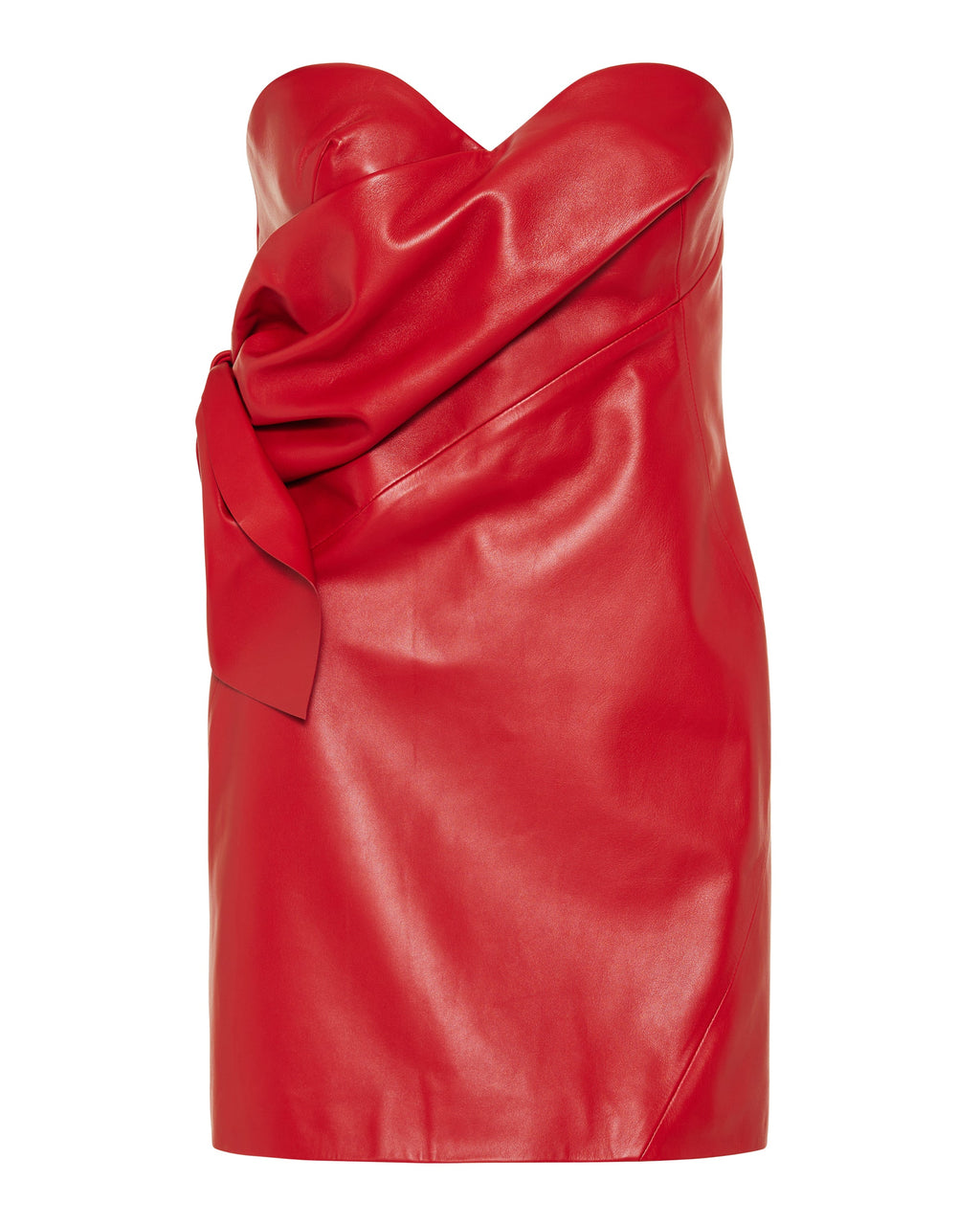 Bow bustier mini dress