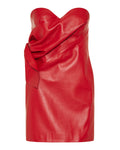 Bow bustier mini dress