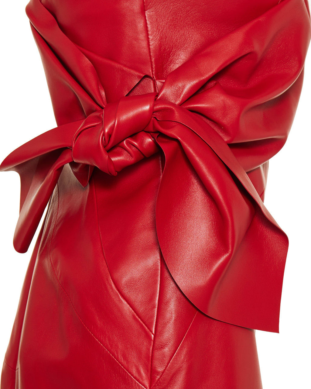 Bow bustier mini dress