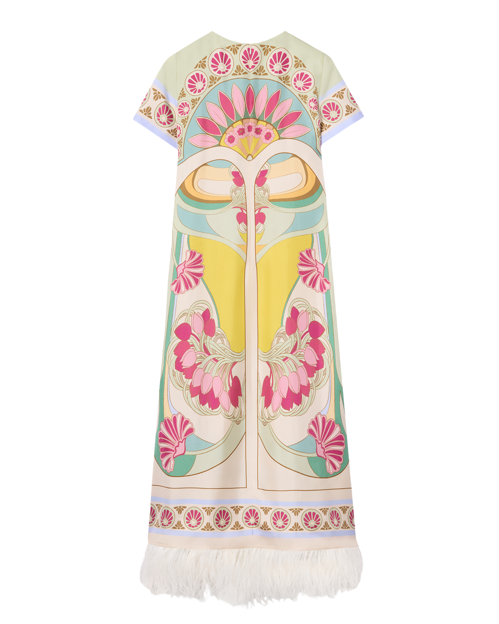 La DoubleJ Tulip Placée silk swing dress