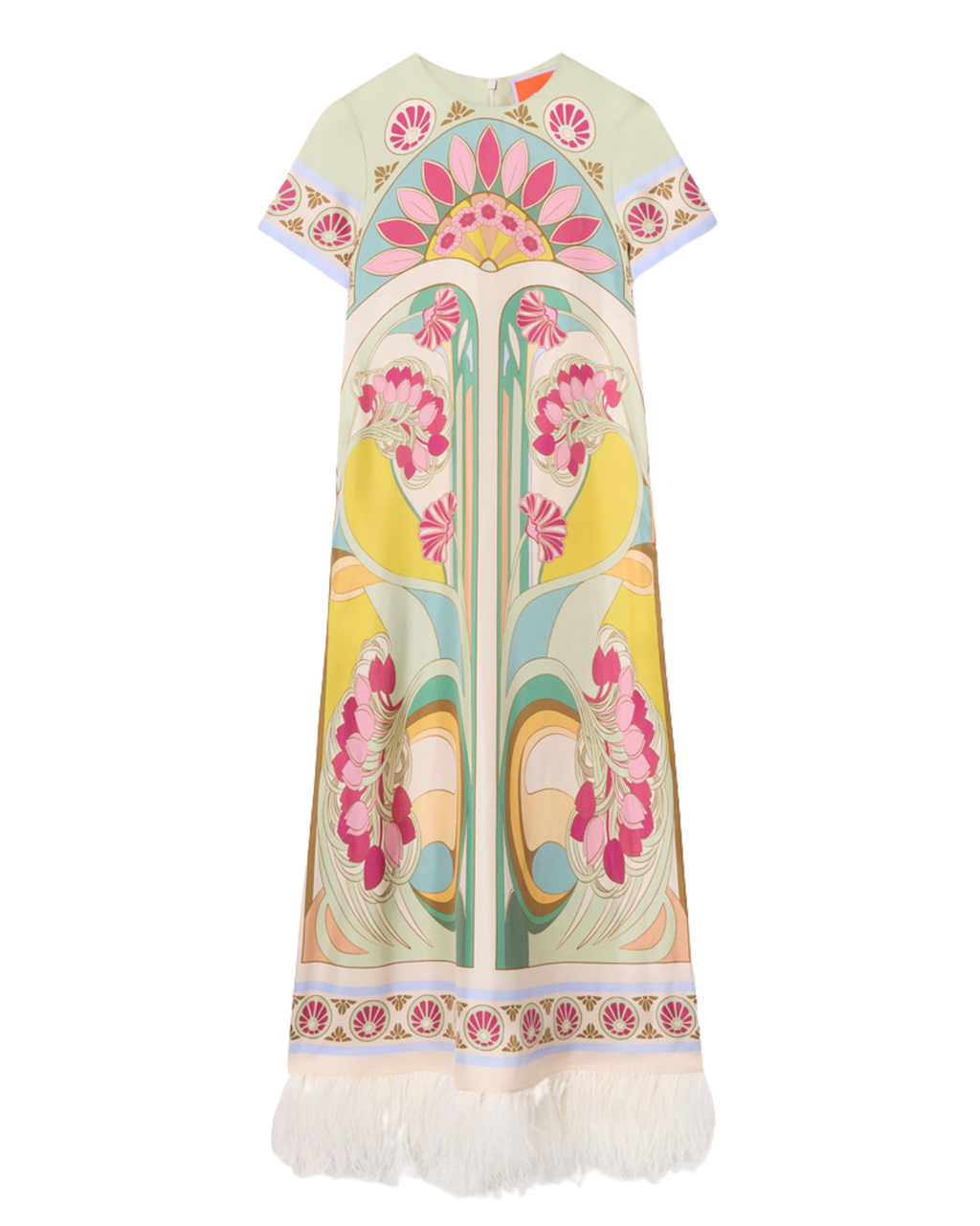 La DoubleJ Tulip Placée silk swing dress