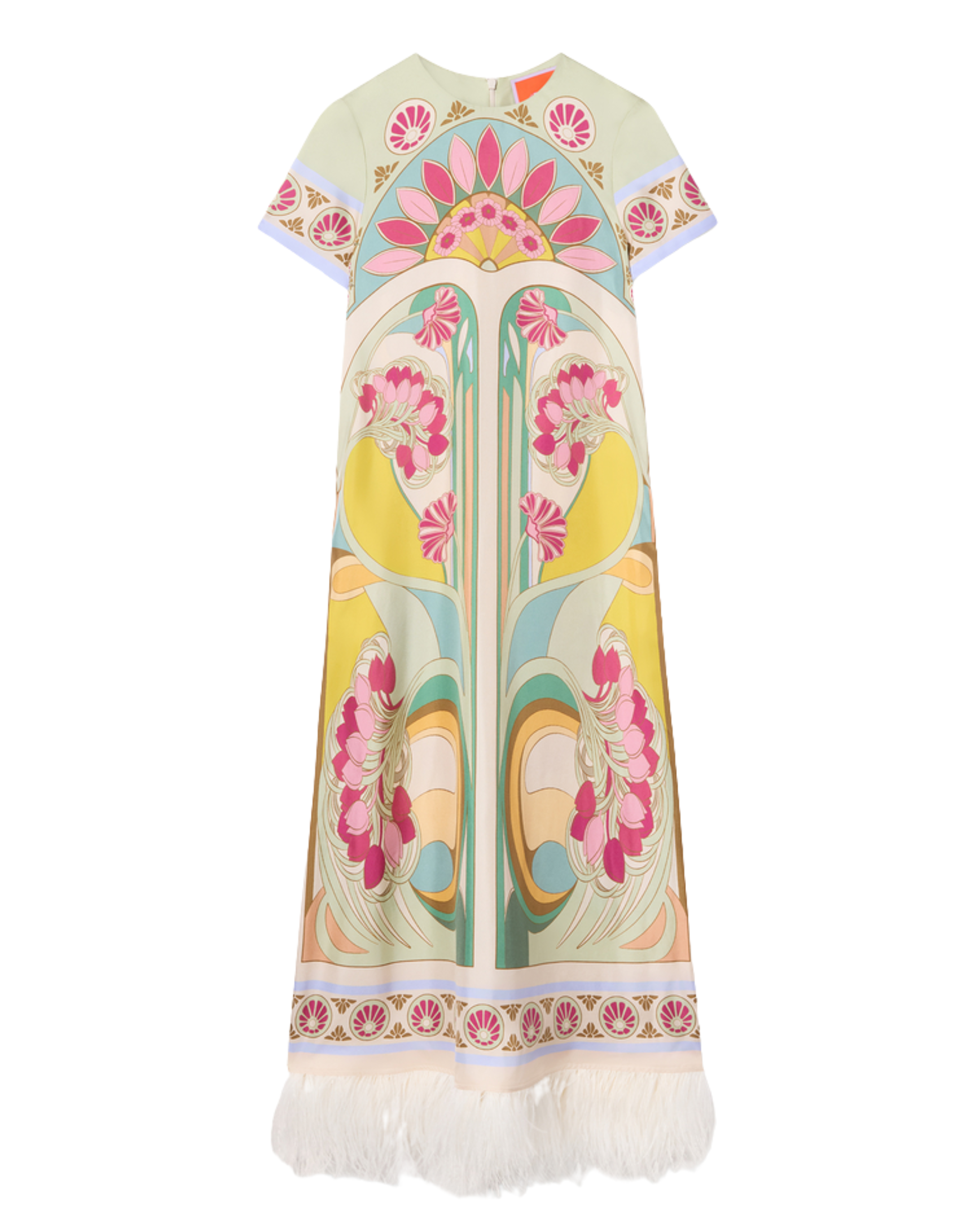 La DoubleJ Tulip Placée silk swing dress