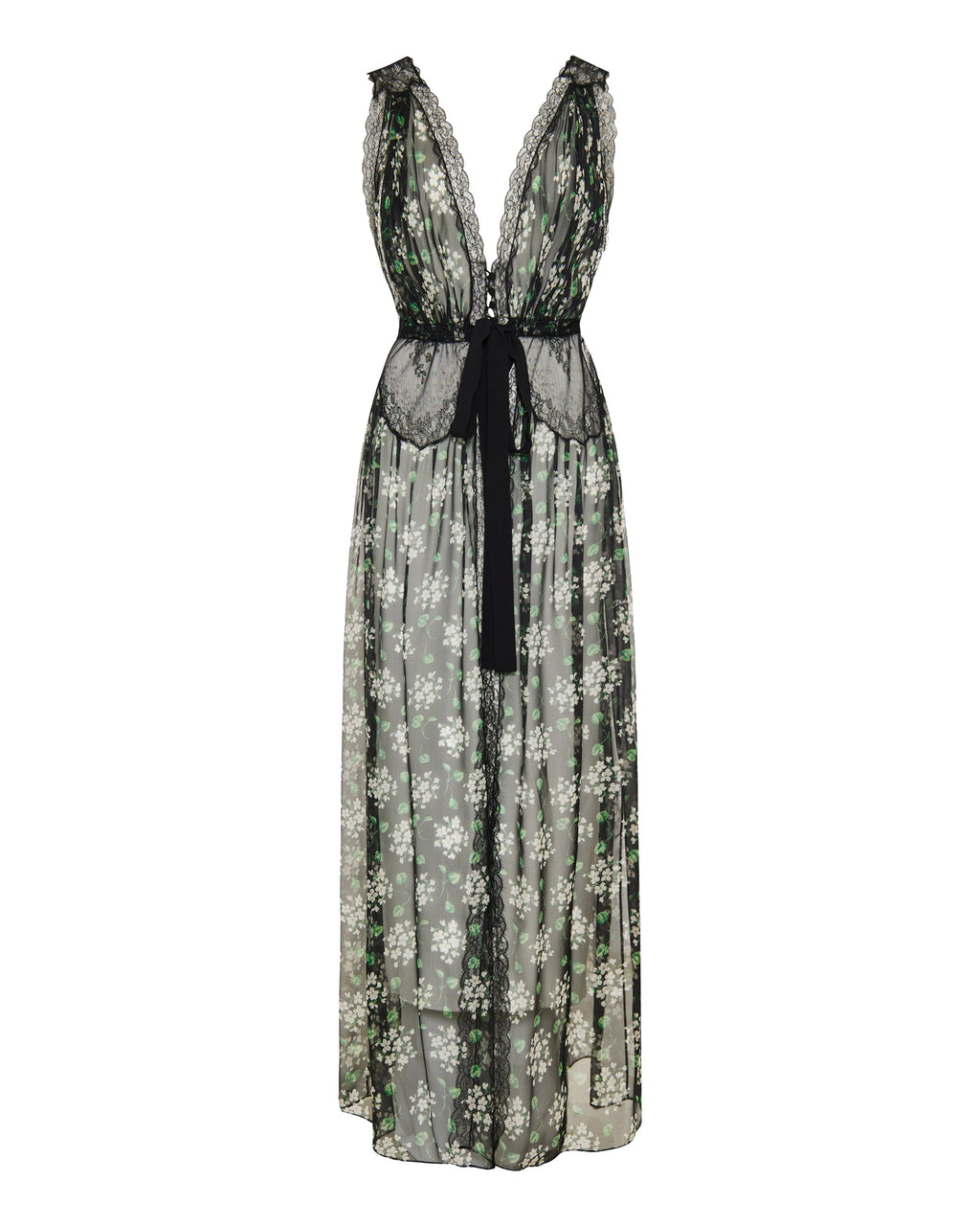 Floral print maxi dress