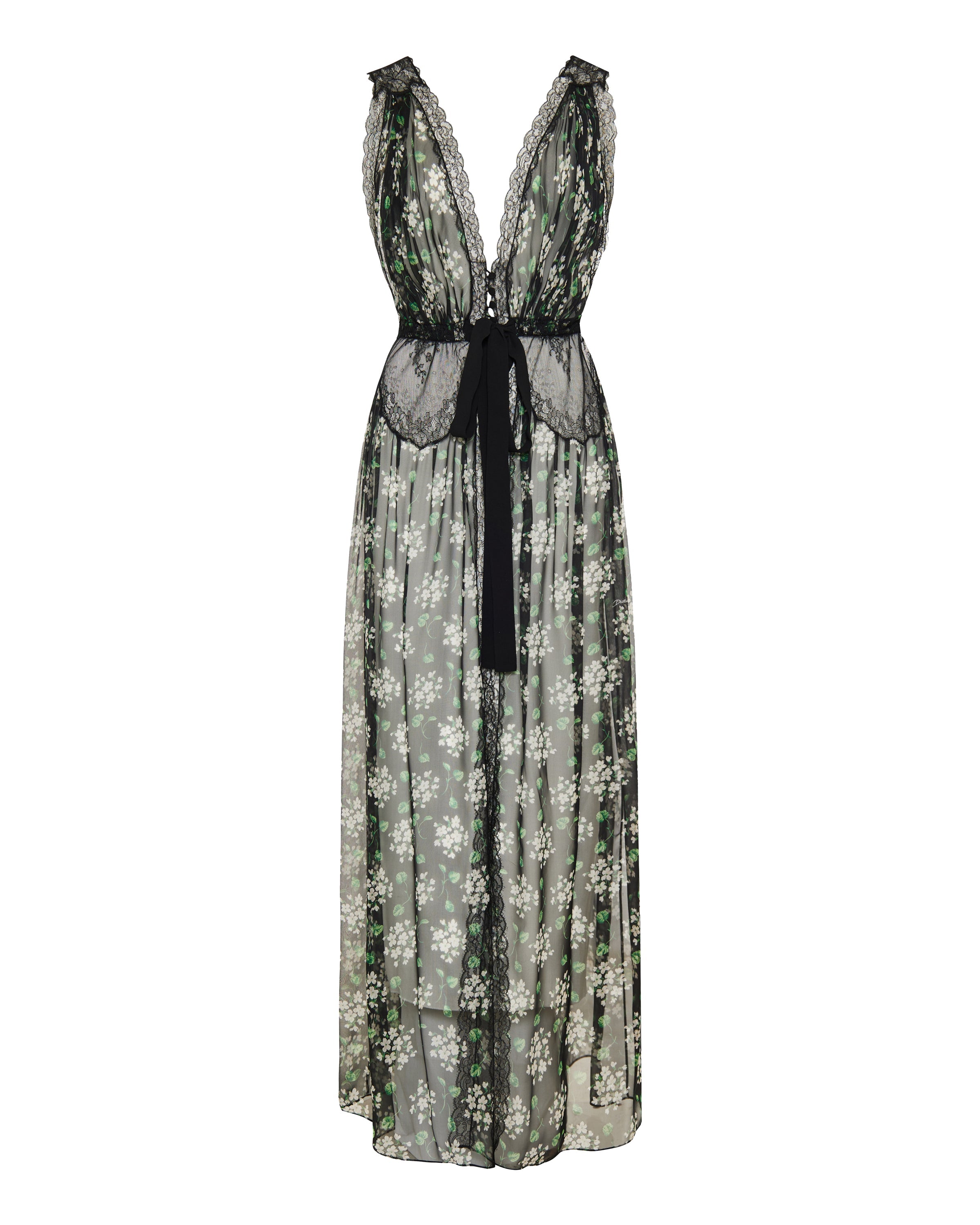 Floral print maxi dress