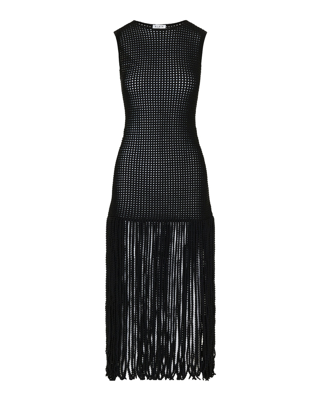 Alaia Fringe-detail mini dress