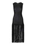 Alaia Fringe-detail mini dress