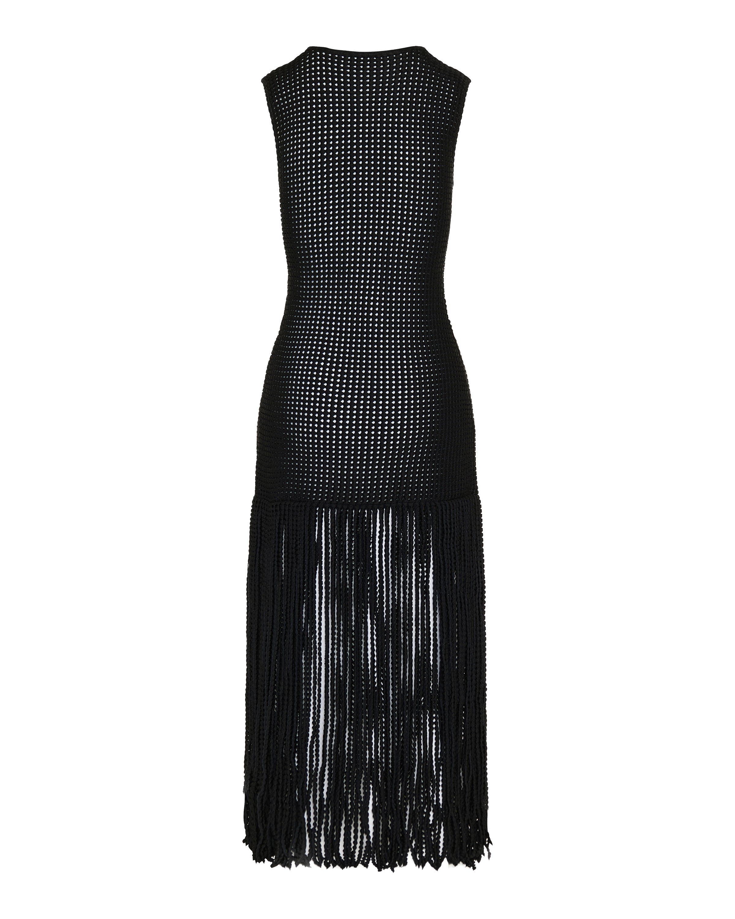 Alaia Fringe-detail mini dress