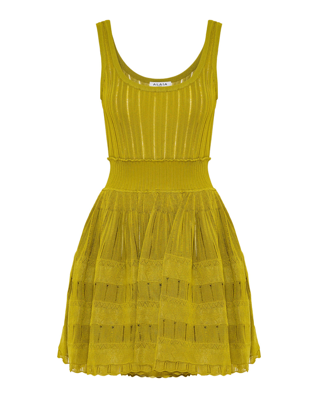 Crinoline knit mini dress