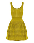 Crinoline knit mini dress