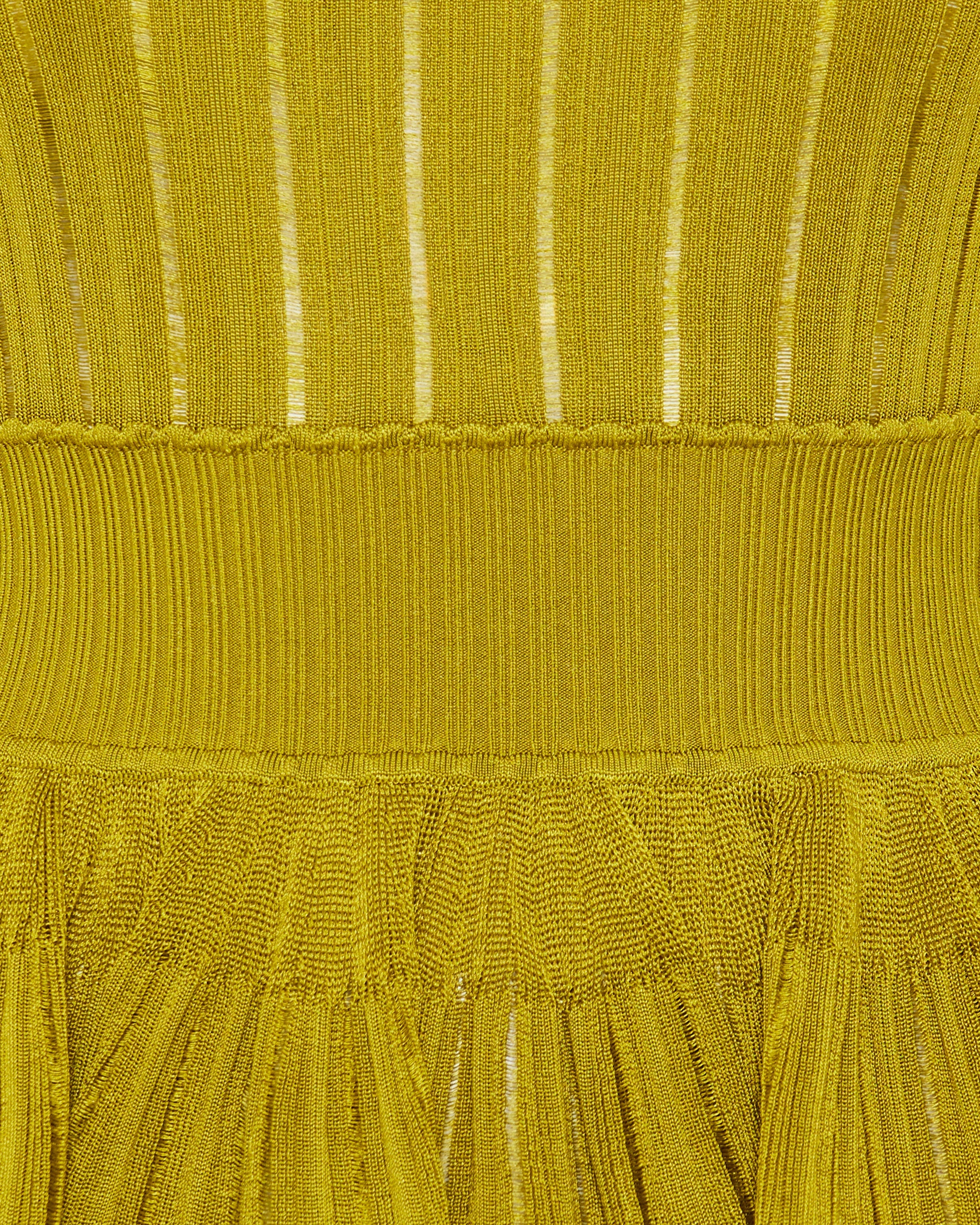 Crinoline knit mini dress
