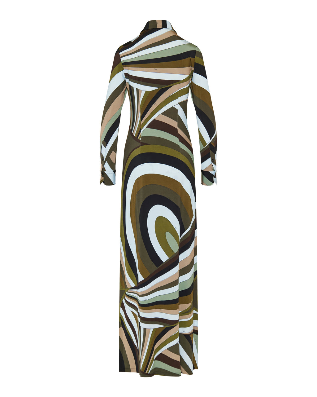 Iride print shirtdress