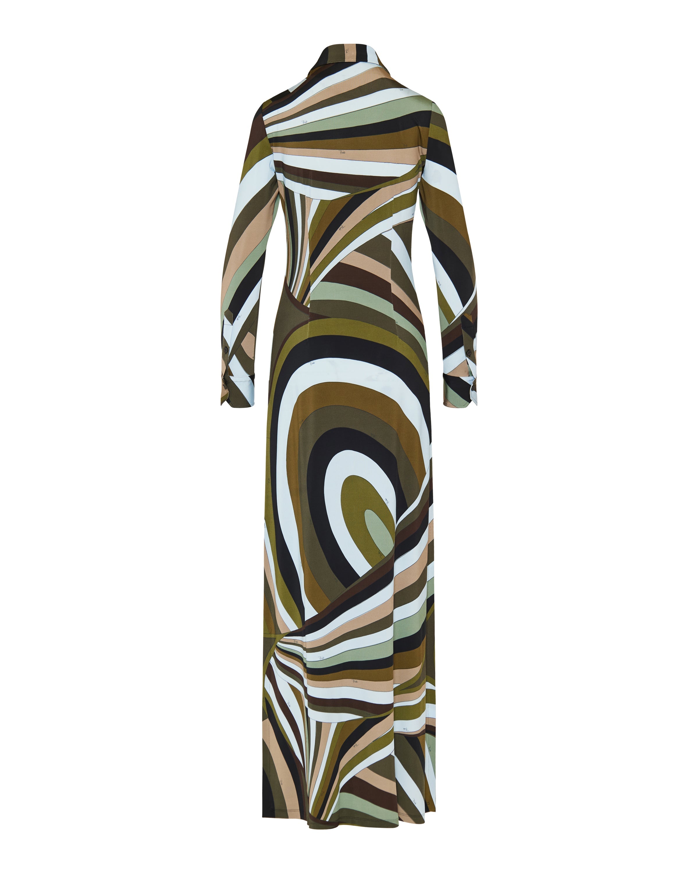 Iride print shirtdress
