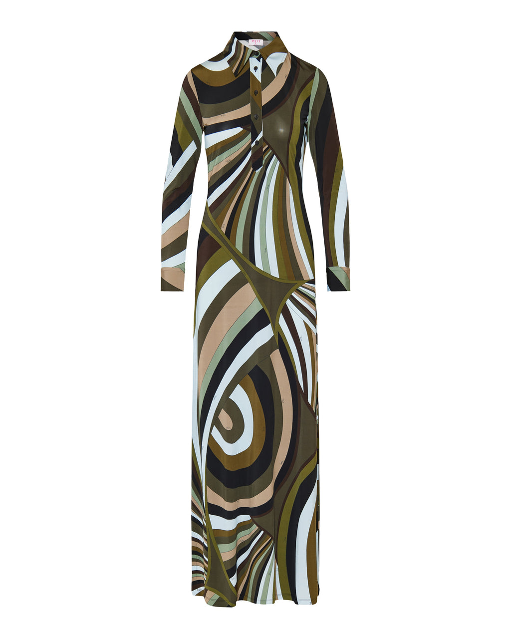 Iride print shirtdress