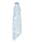 Occhi print silk dress
