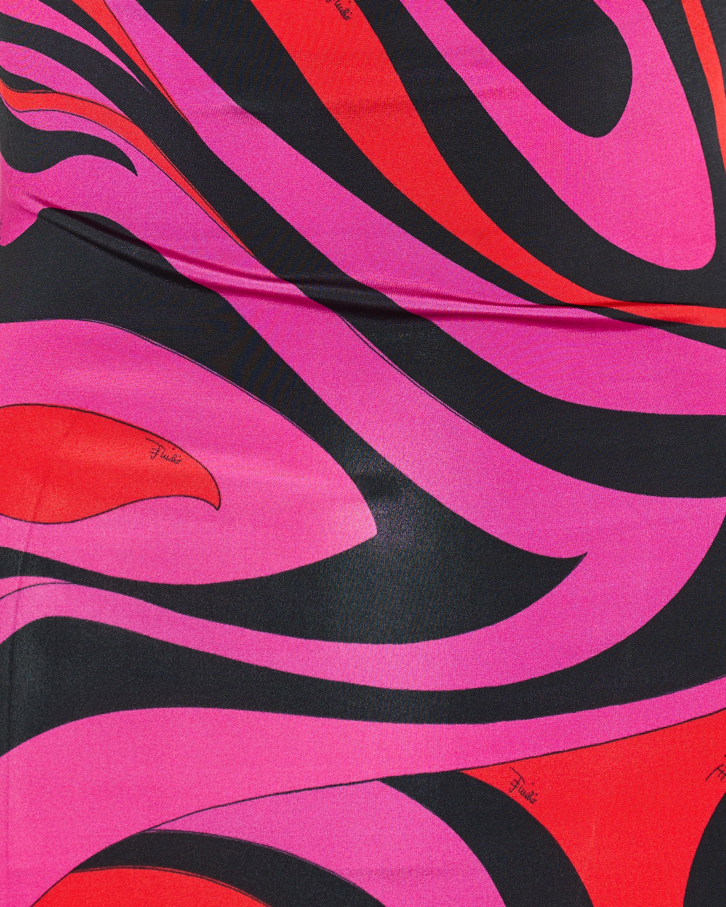 Printed stretch-jersey mini dress