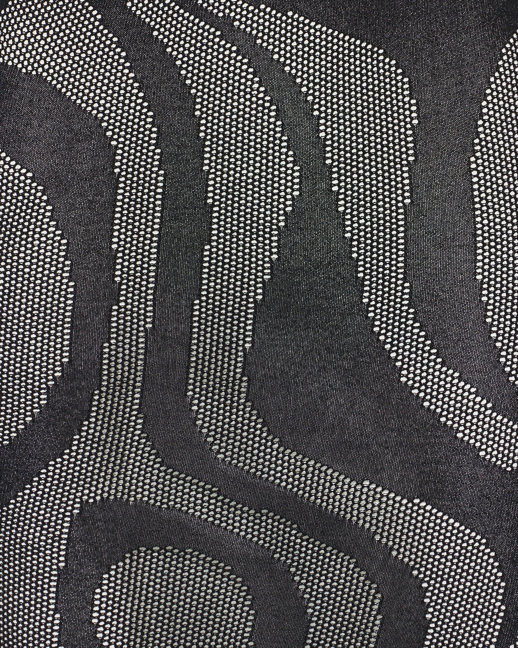 Marmo jacquard fitted long dress