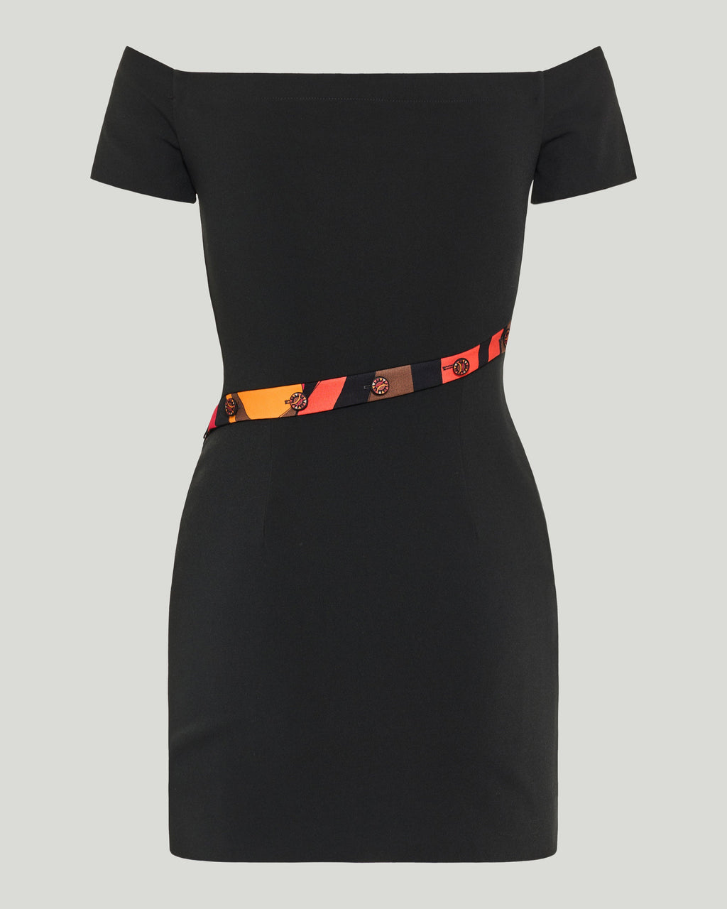 Off-shoulder mini dress