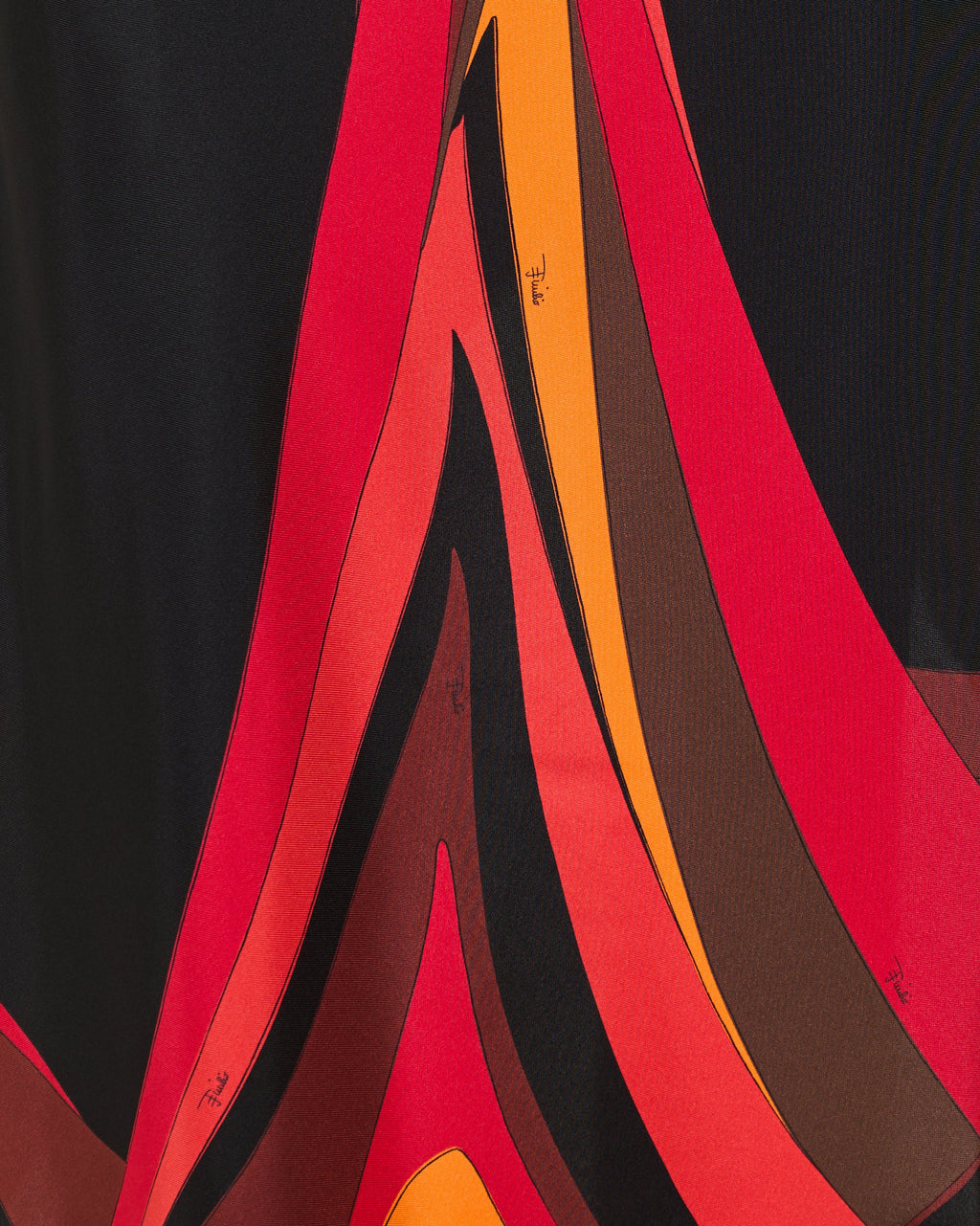 Fari print silk dress