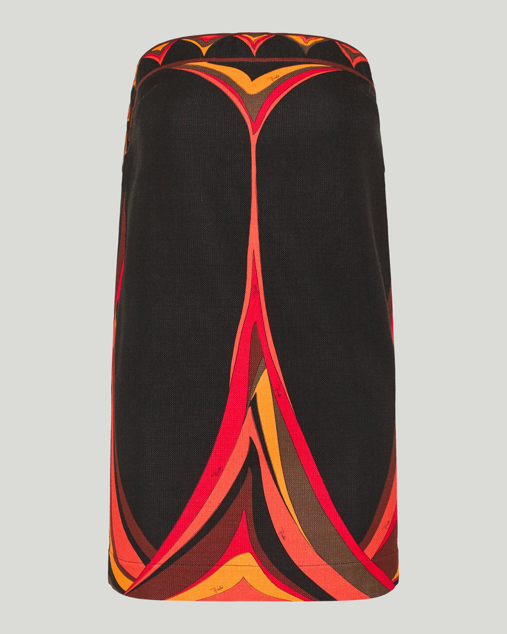 Fari print cotton and linen dress