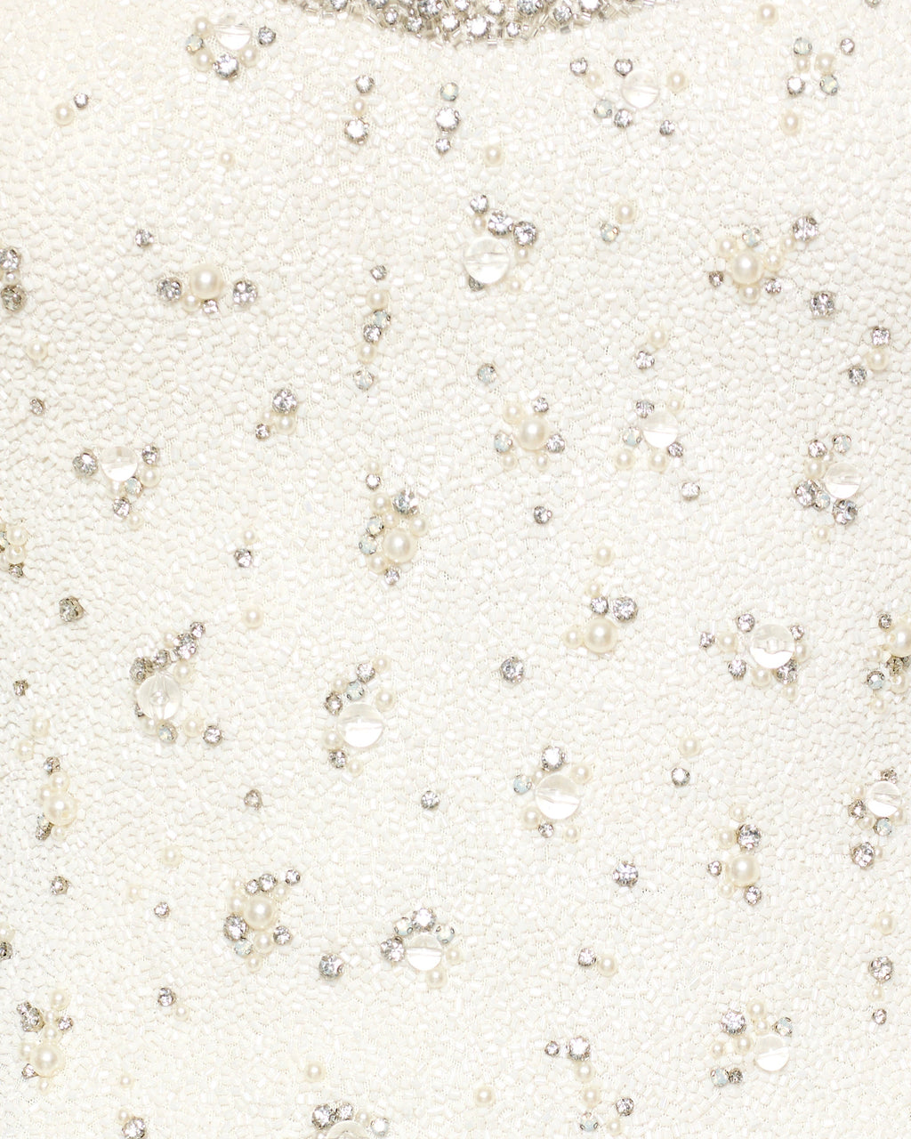 Bridal crystal mini dress
