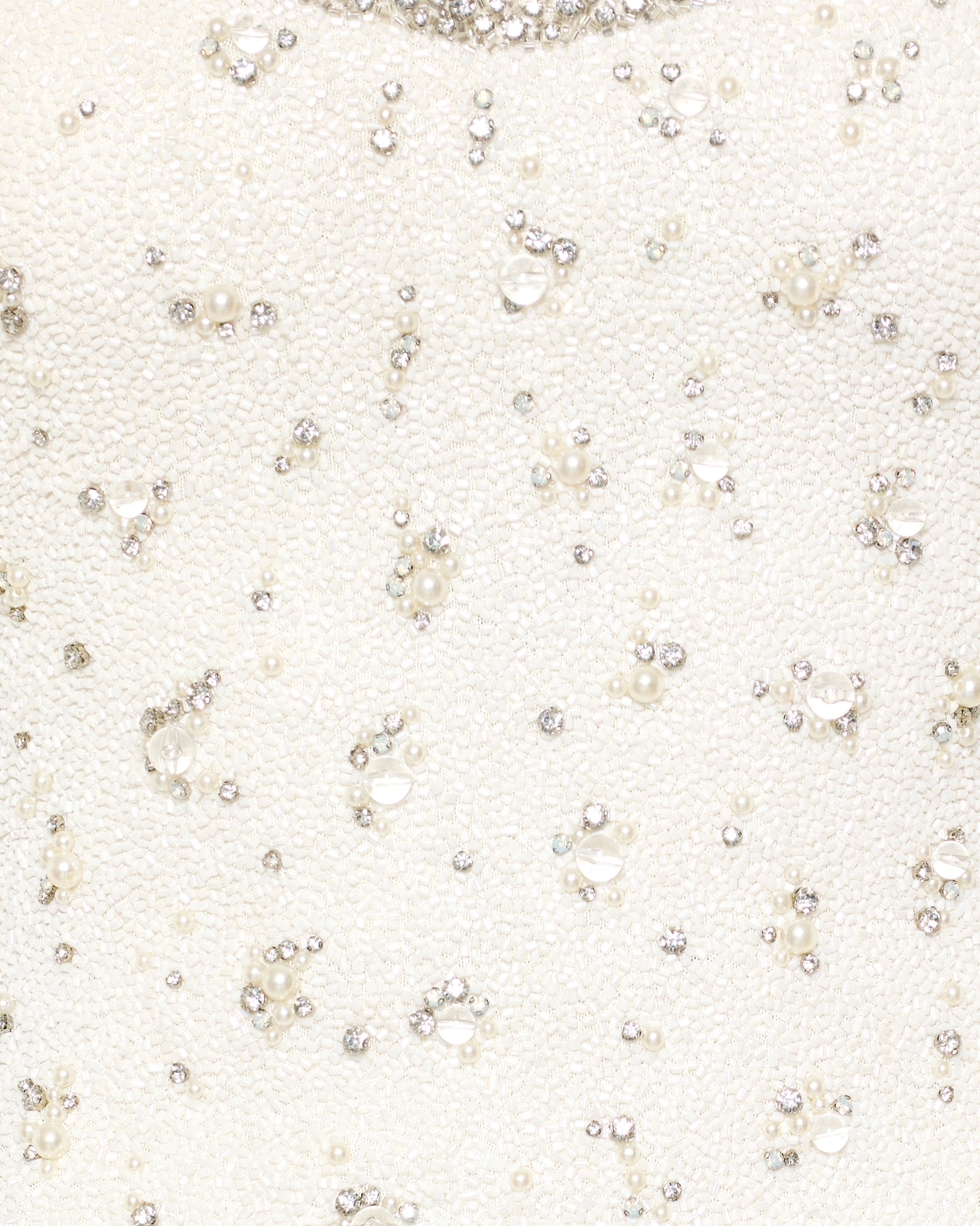 Bridal crystal mini dress