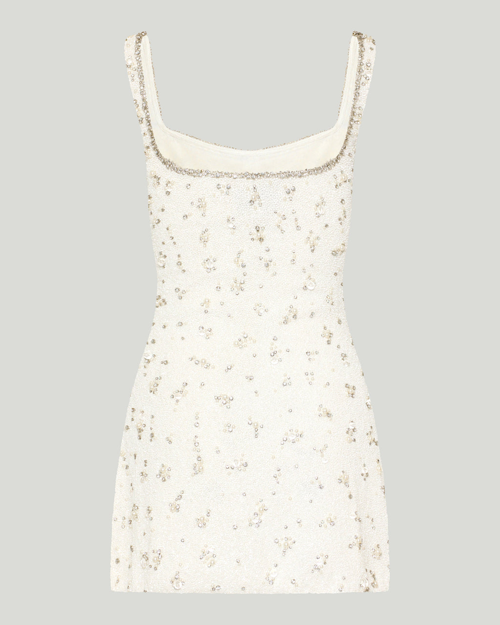 Bridal crystal mini dress