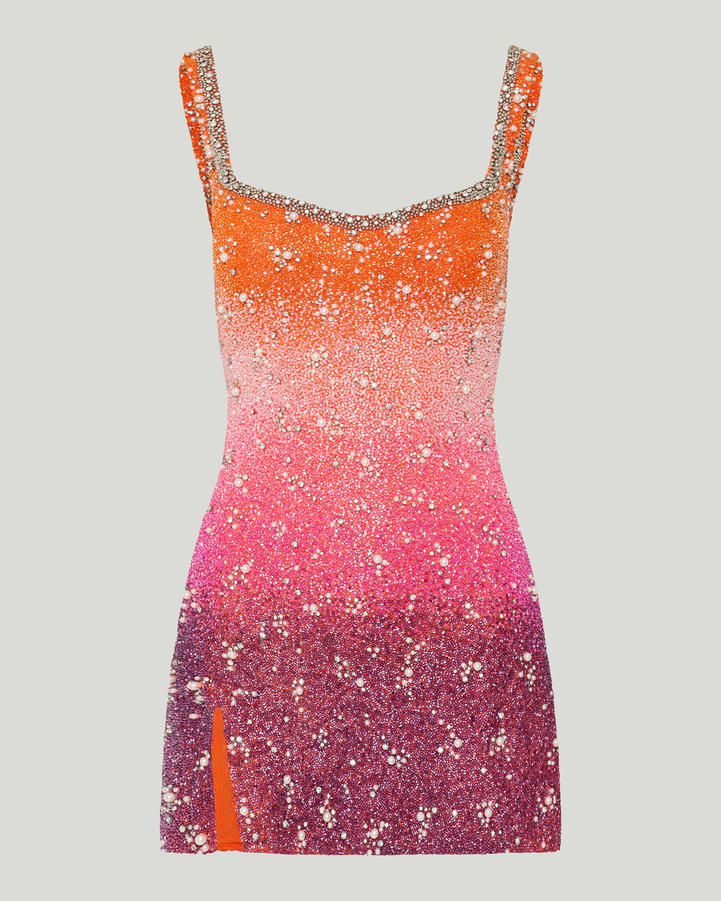 Sunset gradient mini dress