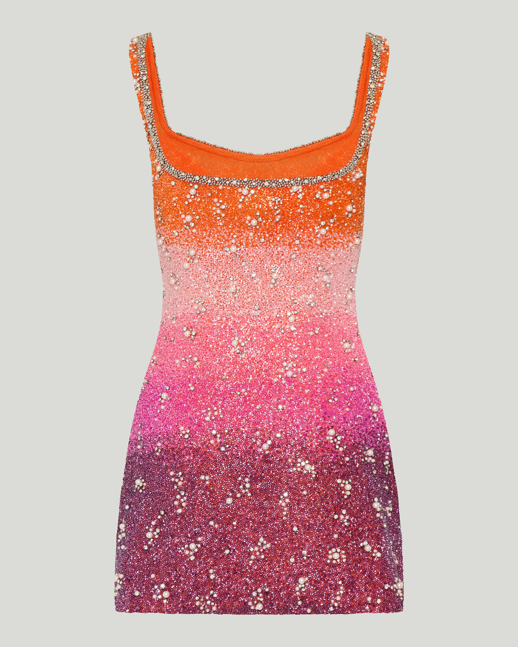 Sunset gradient mini dress