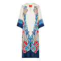 La Double J Lemuria Placée silk‑twill midi dress