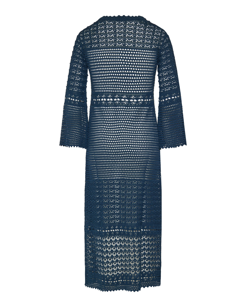 Eres Madone Open-knit cotton-blend maxi dress