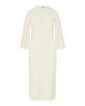 Eres Madone Open-knit cotton-blend maxi dress
