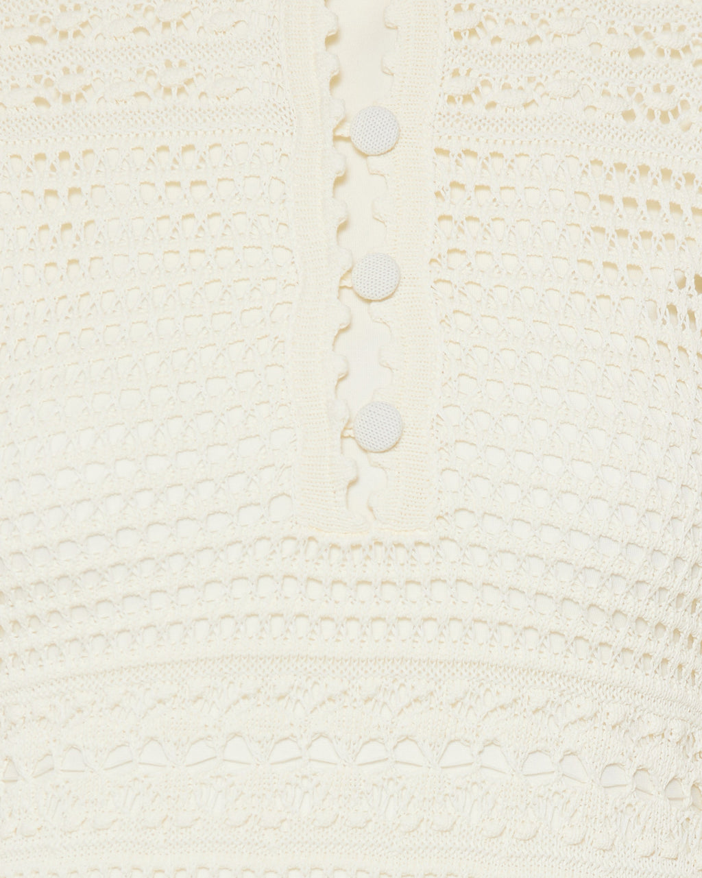 Eres Madone Open-knit cotton-blend maxi dress