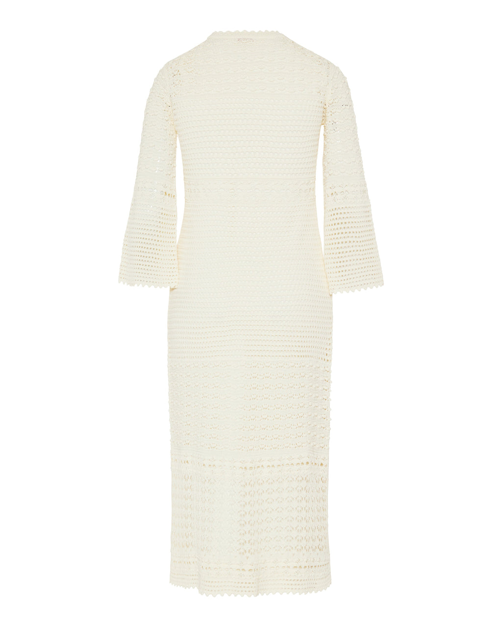 Eres Madone Open-knit cotton-blend maxi dress