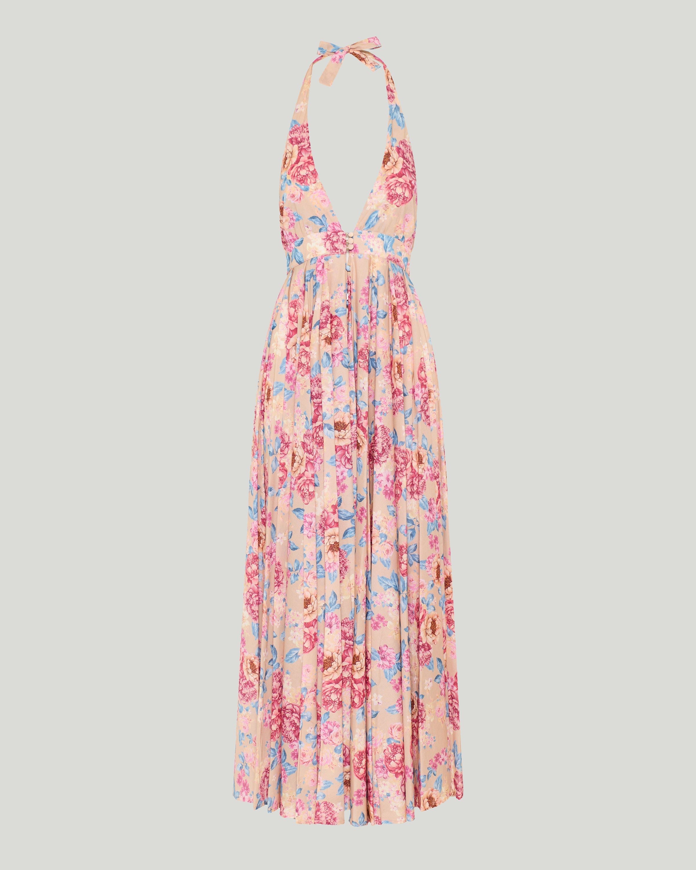 Long backless dress