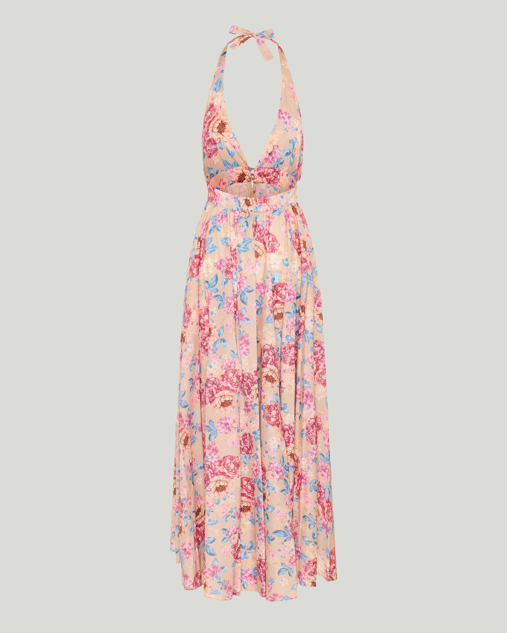 Long backless dress