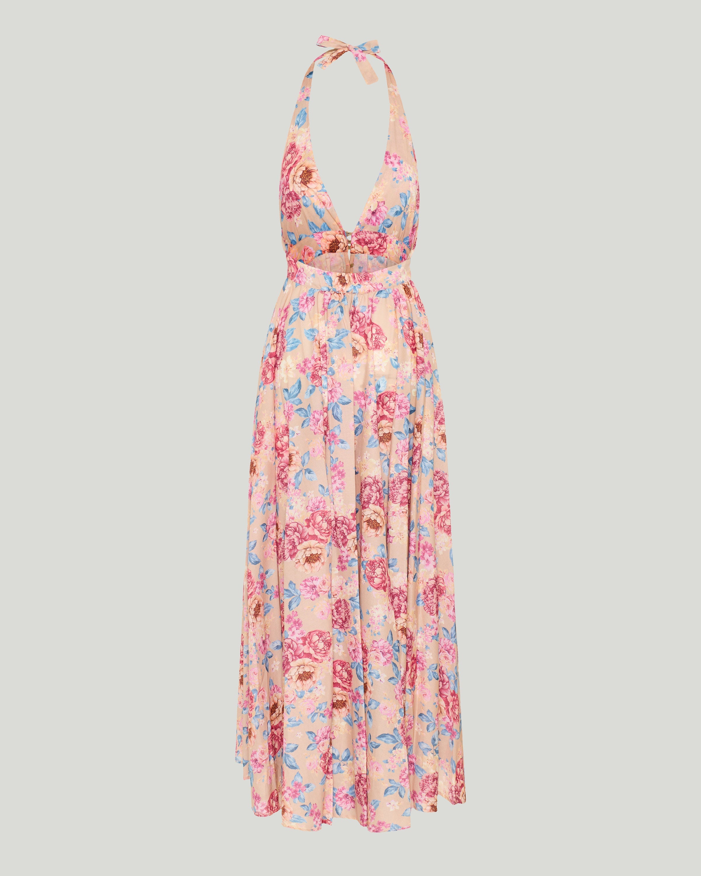 Long backless dress