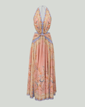 Zimmermann Indra plunge halter maxi dress
