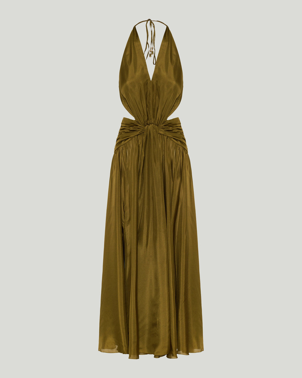 Zimmermann Indra plunge halter maxi dress