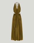Zimmermann Indra plunge halter maxi dress
