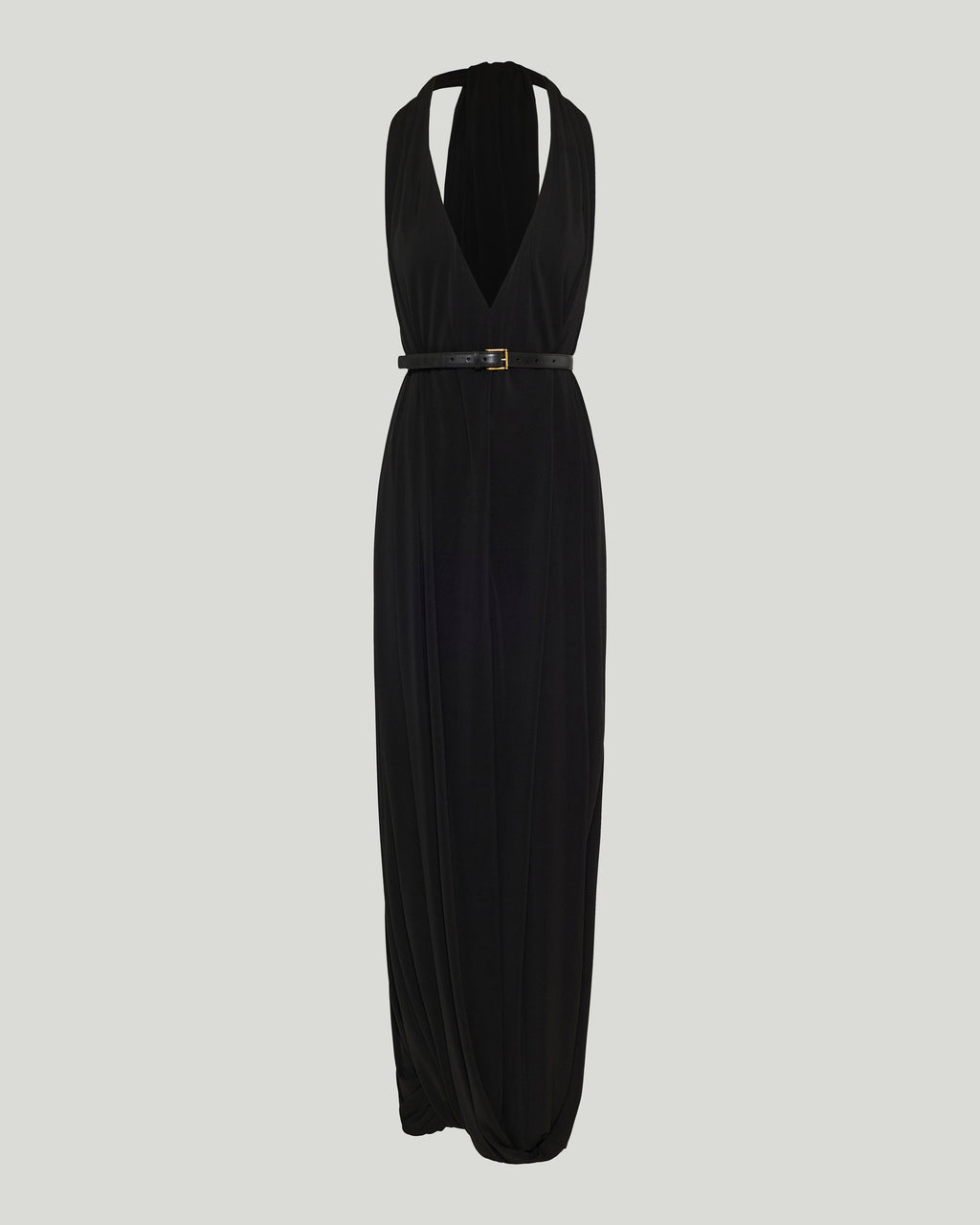 Draped long dress
