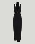 Draped long dress