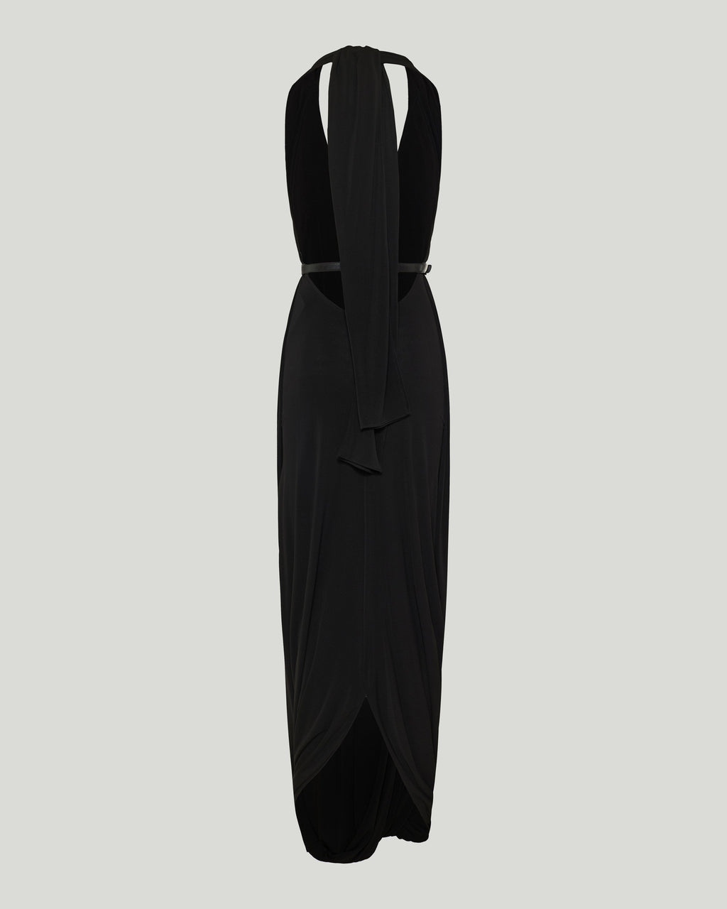 Draped long dress