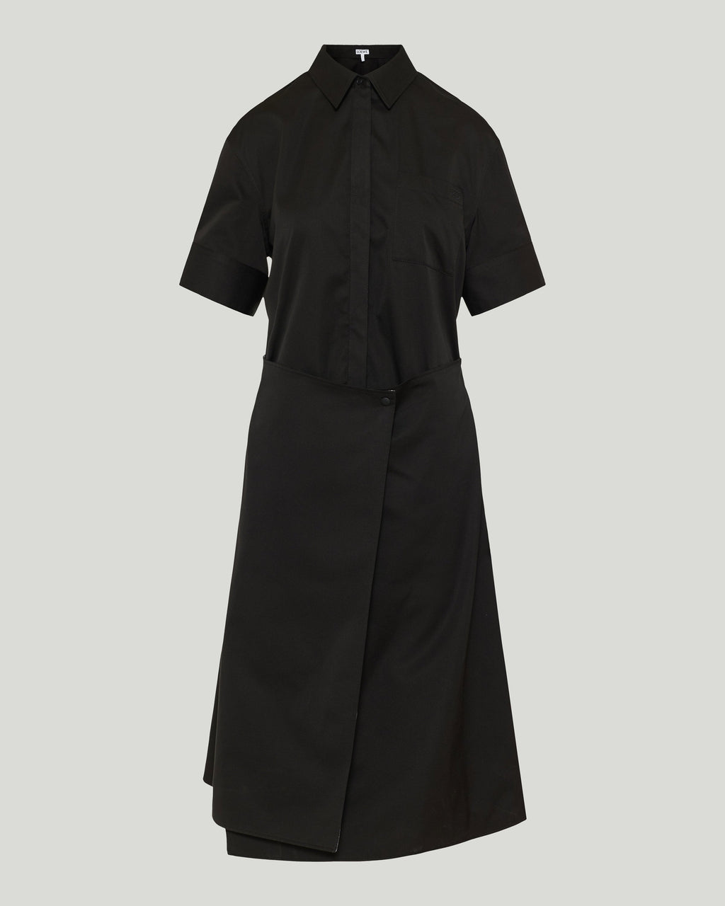Loewe Wrap cotton midi dress