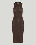 Stretch cotton dress