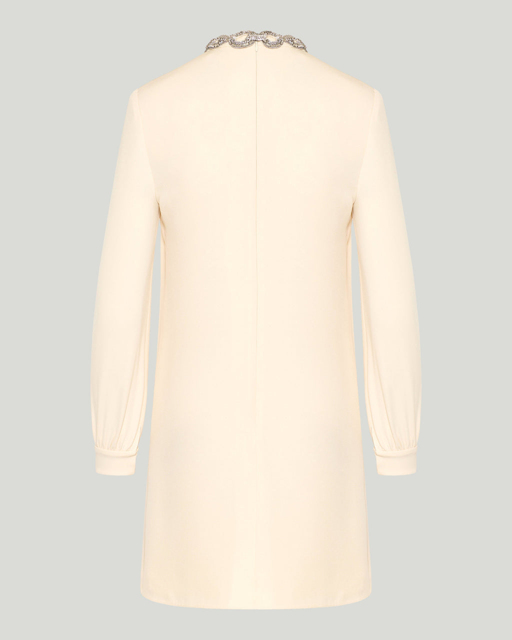 Valentino Garavani Cady couture embroidered short dress