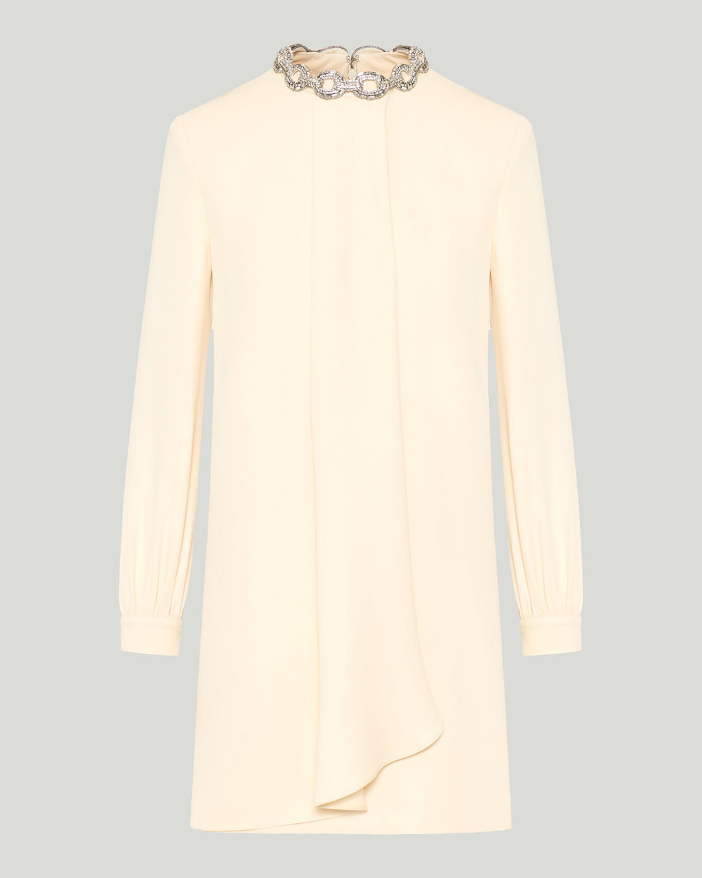 Valentino Garavani Cady couture embroidered short dress