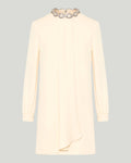 Valentino Garavani Cady couture embroidered short dress
